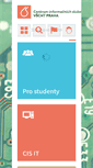 Mobile Screenshot of cis.vscht.cz