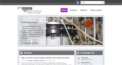 Desktop Screenshot of phobos.vscht.cz